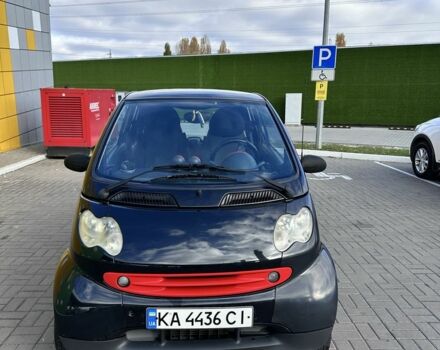 Черный Смарт Форту, объемом двигателя 0.6 л и пробегом 221 тыс. км за 3500 $, фото 1 на Automoto.ua