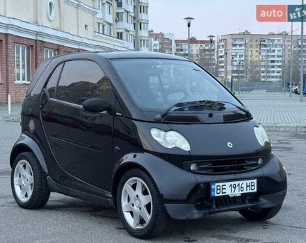 Черный Смарт Форту, объемом двигателя 0.7 л и пробегом 196 тыс. км за 3100 $, фото 4 на Automoto.ua