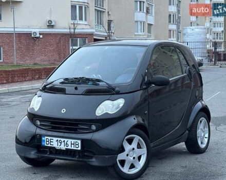 Черный Смарт Форту, объемом двигателя 0.7 л и пробегом 196 тыс. км за 3100 $, фото 1 на Automoto.ua