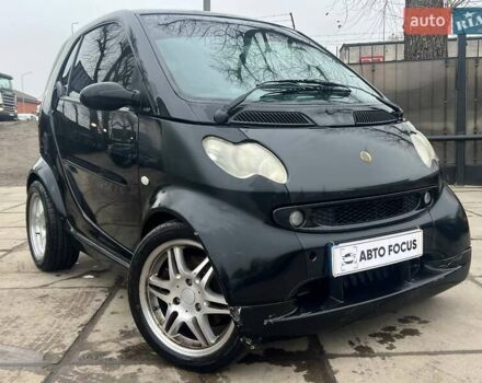 Черный Смарт Форту, объемом двигателя 0.7 л и пробегом 222 тыс. км за 4490 $, фото 3 на Automoto.ua
