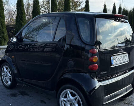 Черный Смарт Форту, объемом двигателя 0.7 л и пробегом 125 тыс. км за 3650 $, фото 1 на Automoto.ua