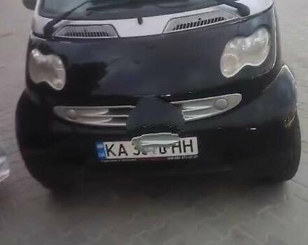 Черный Смарт Форту, объемом двигателя 0.7 л и пробегом 145 тыс. км за 3800 $, фото 1 на Automoto.ua