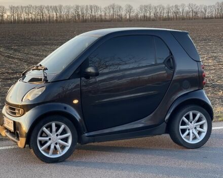 Черный Смарт Форту, объемом двигателя 0.6 л и пробегом 200 тыс. км за 3500 $, фото 2 на Automoto.ua