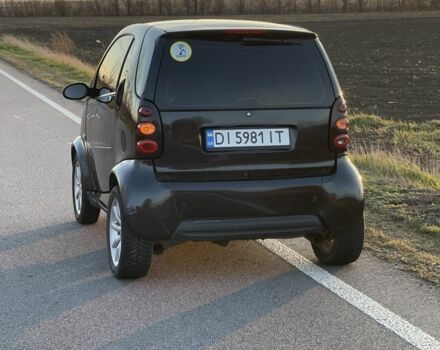 Черный Смарт Форту, объемом двигателя 0.6 л и пробегом 200 тыс. км за 3500 $, фото 4 на Automoto.ua