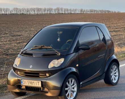 Черный Смарт Форту, объемом двигателя 0.6 л и пробегом 200 тыс. км за 3500 $, фото 1 на Automoto.ua