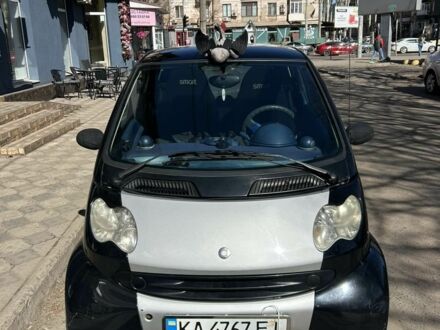Черный Смарт Форту, объемом двигателя 0.6 л и пробегом 200 тыс. км за 2500 $, фото 1 на Automoto.ua