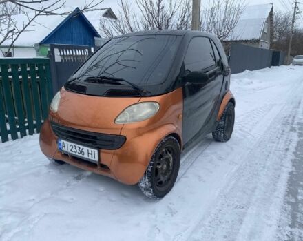 Черный Смарт Форту, объемом двигателя 0.6 л и пробегом 118 тыс. км за 2600 $, фото 1 на Automoto.ua
