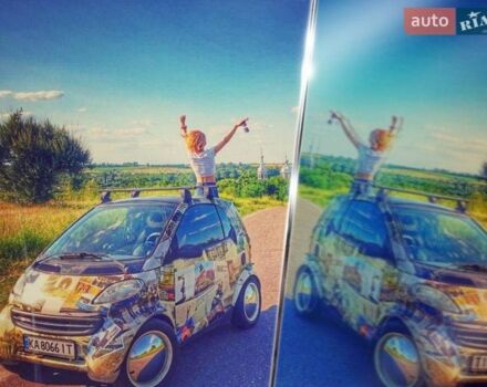 Черный Смарт Форту, объемом двигателя 0.6 л и пробегом 203 тыс. км за 3000 $, фото 1 на Automoto.ua