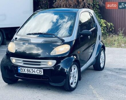 Чорний Смарт Fortwo, об'ємом двигуна 0.6 л та пробігом 155 тис. км за 2450 $, фото 1 на Automoto.ua
