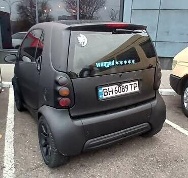 Черный Смарт Форту, объемом двигателя 0.6 л и пробегом 181 тыс. км за 2090 $, фото 1 на Automoto.ua