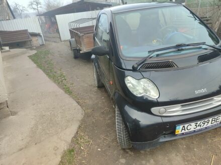 Черный Смарт Форту, объемом двигателя 0.6 л и пробегом 100 тыс. км за 2300 $, фото 1 на Automoto.ua