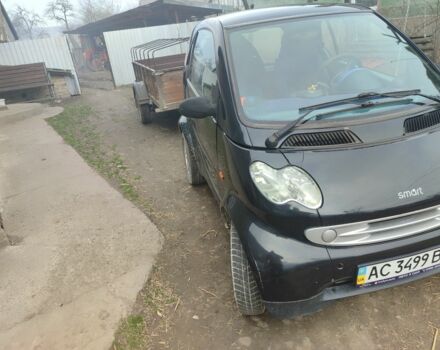 Чорний Смарт Fortwo, об'ємом двигуна 0.6 л та пробігом 100 тис. км за 2300 $, фото 1 на Automoto.ua