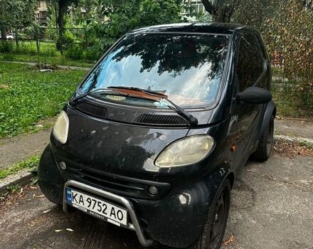 Черный Смарт Форту, объемом двигателя 0.6 л и пробегом 206 тыс. км за 2000 $, фото 1 на Automoto.ua