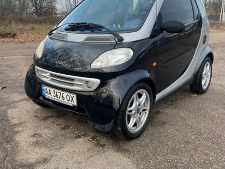 Черный Смарт Форту, объемом двигателя 0.6 л и пробегом 134 тыс. км за 3300 $, фото 1 на Automoto.ua