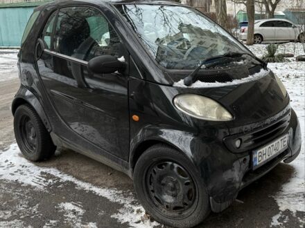 Черный Смарт Форту, объемом двигателя 0.6 л и пробегом 217 тыс. км за 2200 $, фото 1 на Automoto.ua