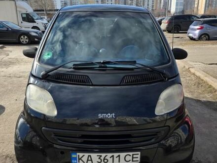 Черный Смарт Форту, объемом двигателя 0.6 л и пробегом 235 тыс. км за 2500 $, фото 1 на Automoto.ua