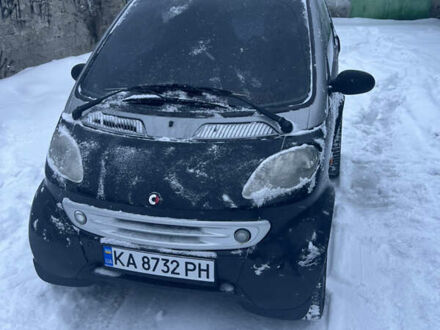 Черный Смарт Форту, объемом двигателя 0.6 л и пробегом 314 тыс. км за 2450 $, фото 1 на Automoto.ua