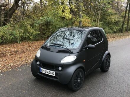Черный Смарт Форту, объемом двигателя 0.6 л и пробегом 143 тыс. км за 2500 $, фото 1 на Automoto.ua