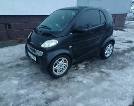 Черный Смарт Форту, объемом двигателя 0.6 л и пробегом 220 тыс. км за 3000 $, фото 1 на Automoto.ua