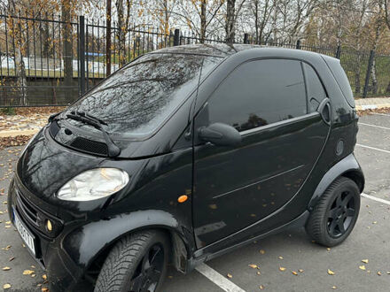Черный Смарт Форту, объемом двигателя 0.6 л и пробегом 147 тыс. км за 4500 $, фото 1 на Automoto.ua