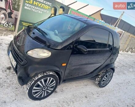 Черный Смарт Форту, объемом двигателя 0.6 л и пробегом 192 тыс. км за 2700 $, фото 1 на Automoto.ua