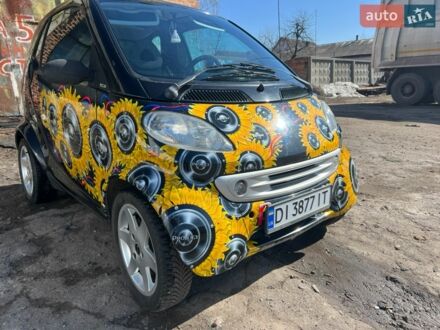 Черный Смарт Форту, объемом двигателя 0.6 л и пробегом 120 тыс. км за 3300 $, фото 1 на Automoto.ua