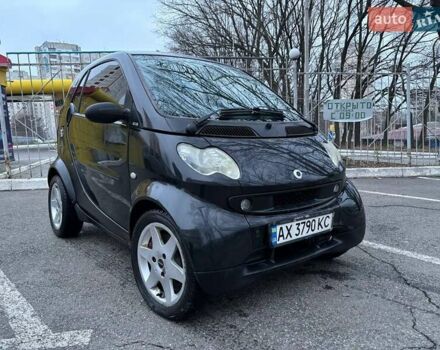 Черный Смарт Форту, объемом двигателя 0.6 л и пробегом 196 тыс. км за 3500 $, фото 1 на Automoto.ua