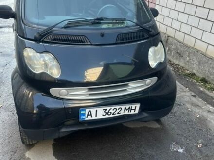 Черный Смарт Форту, объемом двигателя 0.6 л и пробегом 206 тыс. км за 2400 $, фото 1 на Automoto.ua