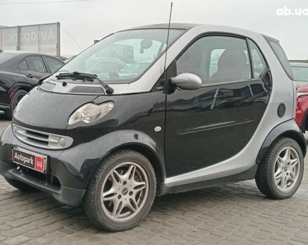 Черный Смарт Форту, объемом двигателя 0.6 л и пробегом 176 тыс. км за 3990 $, фото 1 на Automoto.ua