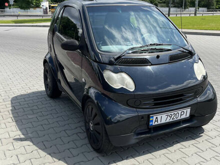 Черный Смарт Форту, объемом двигателя 0.6 л и пробегом 181 тыс. км за 3450 $, фото 1 на Automoto.ua