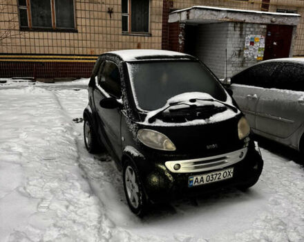 Черный Смарт Форту, объемом двигателя 0.6 л и пробегом 230 тыс. км за 2300 $, фото 1 на Automoto.ua