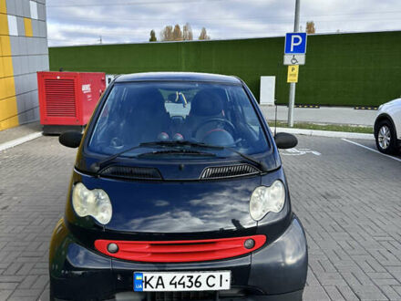 Чорний Смарт Fortwo, об'ємом двигуна 0.6 л та пробігом 221 тис. км за 3500 $, фото 1 на Automoto.ua