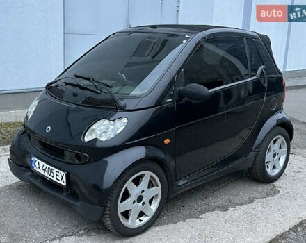 Черный Смарт Форту, объемом двигателя 0.6 л и пробегом 262 тыс. км за 2400 $, фото 1 на Automoto.ua