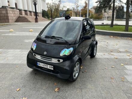 Черный Смарт Форту, объемом двигателя 0.6 л и пробегом 177 тыс. км за 3000 $, фото 1 на Automoto.ua