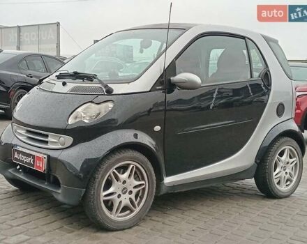 Черный Смарт Форту, объемом двигателя 0.6 л и пробегом 176 тыс. км за 3990 $, фото 1 на Automoto.ua