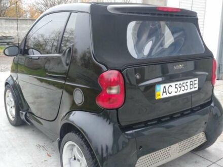 Чорний Смарт Fortwo, об'ємом двигуна 0.6 л та пробігом 165 тис. км за 3800 $, фото 1 на Automoto.ua