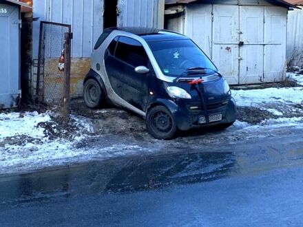 Чорний Смарт Fortwo, об'ємом двигуна 0.6 л та пробігом 200 тис. км за 1400 $, фото 1 на Automoto.ua