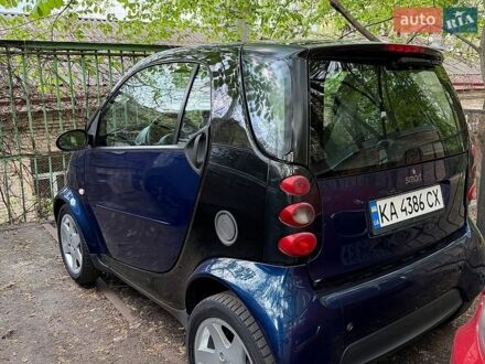 Чорний Смарт Fortwo, об'ємом двигуна 0.7 л та пробігом 192 тис. км за 3200 $, фото 1 на Automoto.ua