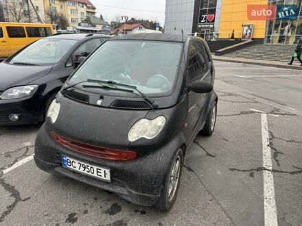 Смарт Fortwo 2003 у Львові на Automoto.ua Чорний Смарт Fortwo, об'ємом двигуна 0.6 л та пробігом 258 тис. км за 2500 $, фото 1 на Automoto.ua