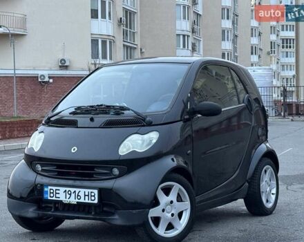 Черный Смарт Форту, объемом двигателя 0.7 л и пробегом 196 тыс. км за 3100 $, фото 1 на Automoto.ua