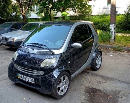 Черный Смарт Форту, объемом двигателя 0.7 л и пробегом 197 тыс. км за 3150 $, фото 1 на Automoto.ua