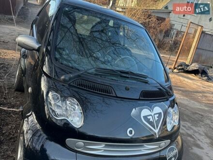 Чорний Смарт Fortwo, об'ємом двигуна 0.7 л та пробігом 200 тис. км за 3000 $, фото 1 на Automoto.ua
