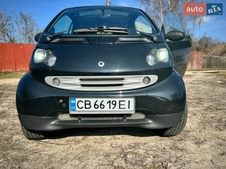 Черный Смарт Форту, объемом двигателя 0.7 л и пробегом 137 тыс. км за 3780 $, фото 1 на Automoto.ua