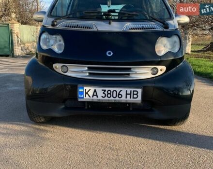 Черный Смарт Форту, объемом двигателя 0.8 л и пробегом 347 тыс. км за 4600 $, фото 1 на Automoto.ua