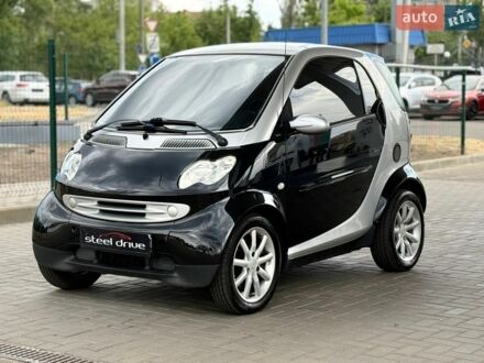 Чорний Смарт Fortwo, об'ємом двигуна 0.7 л та пробігом 194 тис. км за 3799 $, фото 1 на Automoto.ua