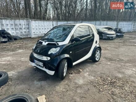 Черный Смарт Форту, объемом двигателя 0.8 л и пробегом 160 тыс. км за 3500 $, фото 1 на Automoto.ua