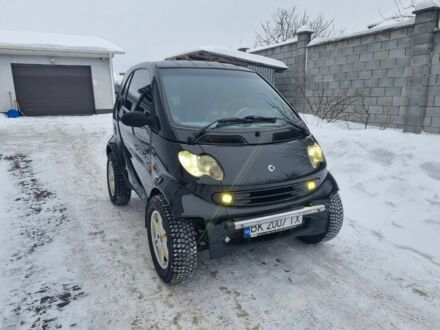 Черный Смарт Форту, объемом двигателя 0.7 л и пробегом 154 тыс. км за 4400 $, фото 1 на Automoto.ua
