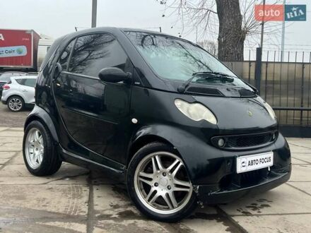 Черный Смарт Форту, объемом двигателя 0.7 л и пробегом 222 тыс. км за 3990 $, фото 1 на Automoto.ua