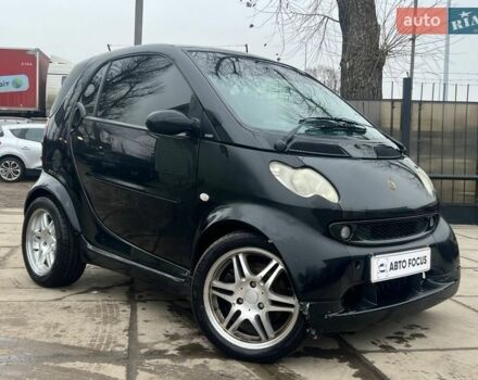 Чорний Смарт Fortwo, об'ємом двигуна 0.7 л та пробігом 222 тис. км за 4490 $, фото 1 на Automoto.ua