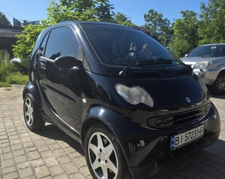 Черный Смарт Форту, объемом двигателя 0.7 л и пробегом 245 тыс. км за 4200 $, фото 1 на Automoto.ua